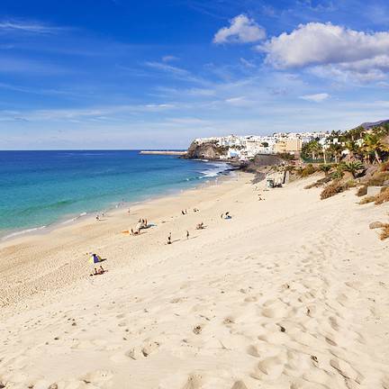 Strand van Jandia beach op Fuerteventura