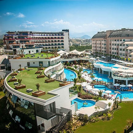 Long Beach Alanya aan de Turkse Rivièra, Turkije