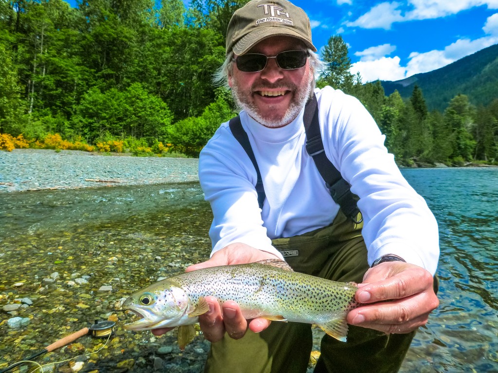 Vancouver Island trout flyfishing