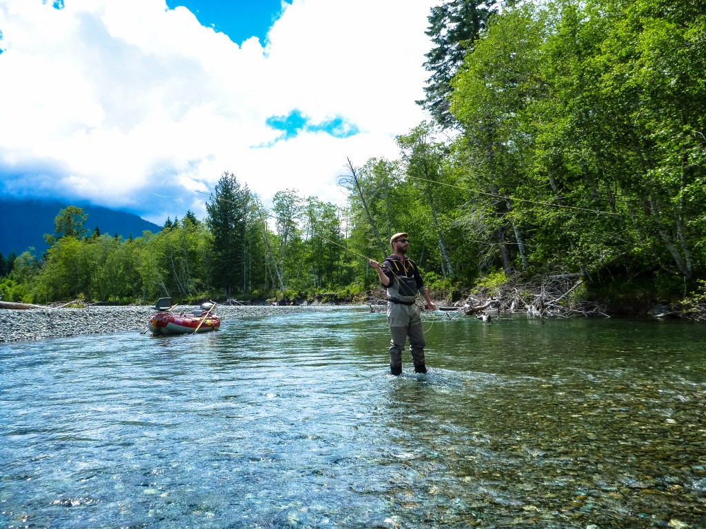 flyfishing vancouver island river