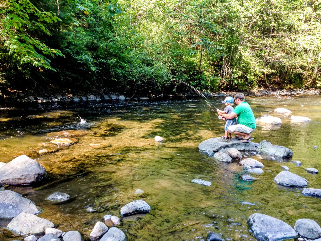 Fly fishing Vancouver Island