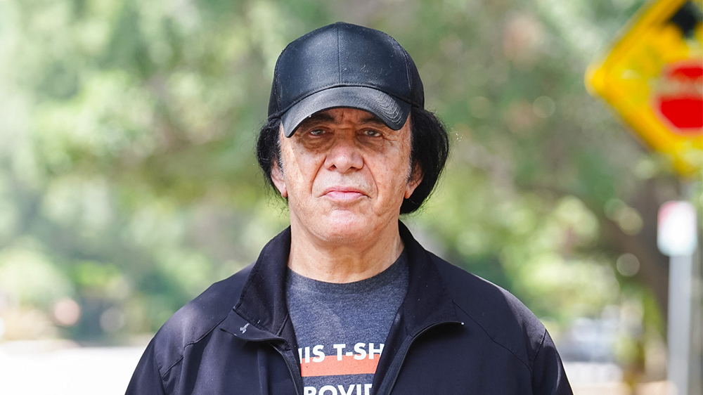 LOS ANGELES, CA - MAY 27: Gene Simmons is seen on May 27, 2022 in Los Angeles, California.  (Photo by JOCE/Bauer-Griffin/GC Images)