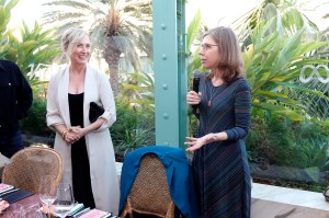 BEVERLY HILLS, CALIFORNIA - JUNE 12: (L-R) Michelle Sobrino-Stearns, CEO & Group Publisher, Variety and Cynthia Littleton, Co-Editor-in-Chief, Variety attend Variety + Meta Innovators Dinner at Gucci Osteria da Massimo Bottura on June 12, 2024 in Beverly Hills, California.  (Photo by Emma McIntyre/Variety via Getty Images)