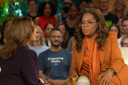 Oprah Winfrey hosts Kamala Harris