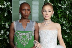 NEW YORK, NEW YORK - OCTOBER 29: (L-R) Cynthia Erivo and Ariana Grande attend the WSJ. Magazine 2024 Innovator Awards on October 29, 2024 in New York City.  (Photo by Dimitrios Kambouris/Getty Images for WSJ. Magazine Innovators Awards)