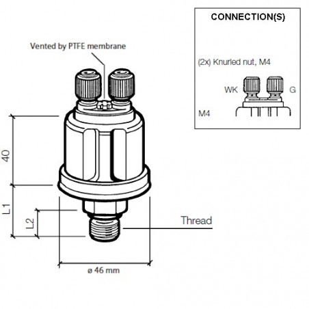 Druckgeber: 360-081-030-015C VDO