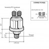 Pressure senders: 360-081-030-015C VDO