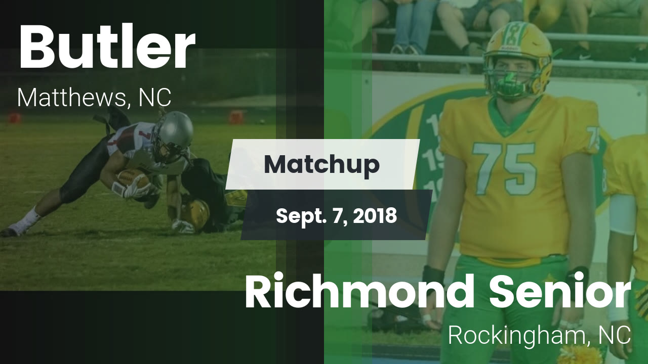 Matchup: Butler vs. Richmond Senior 2018 - Butler High School ...