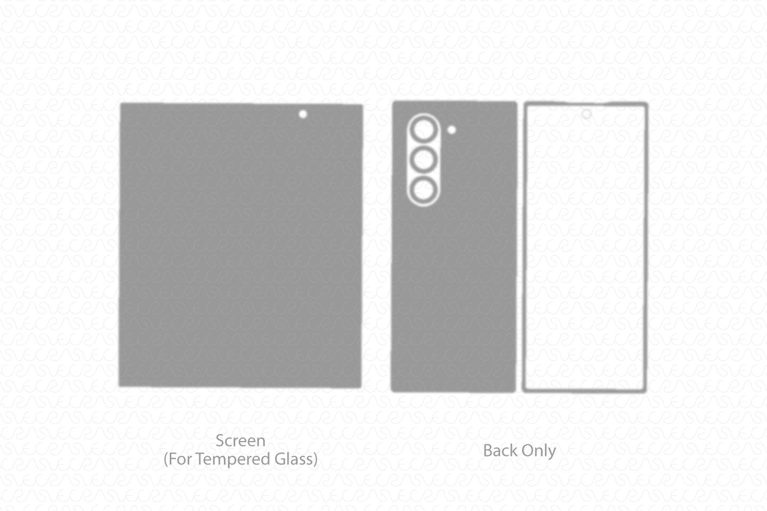 Exclusive Galaxy Z Fold 6 5G Skin CutFile Vector Template SVG — VecRas