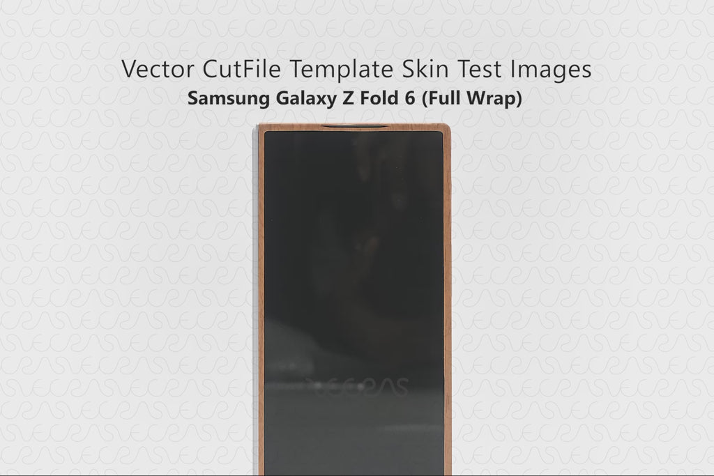 Exclusive Galaxy Z Fold 6 5G Skin CutFile Vector Template SVG — VecRas