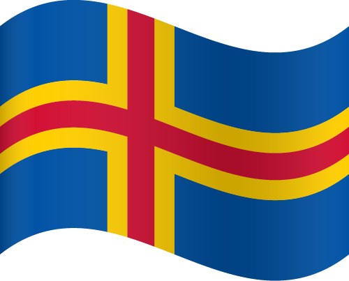 Vector Flags of Åland Islands | Vector World Flags