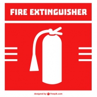 Fire Extinguisher Sign Vector at Vectorified.com | Collection of Fire ...