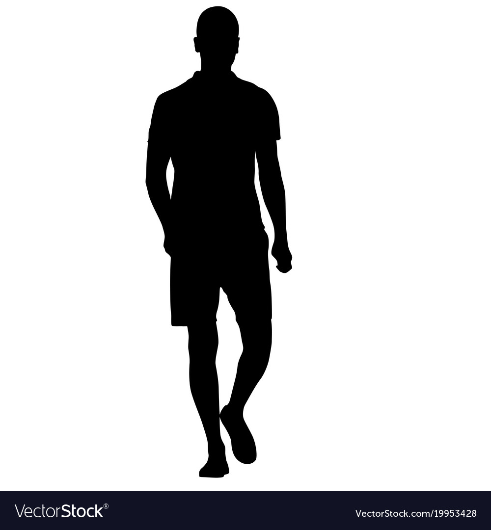 Vector Man Standing Silhouette / Man man standing man silhouette ...