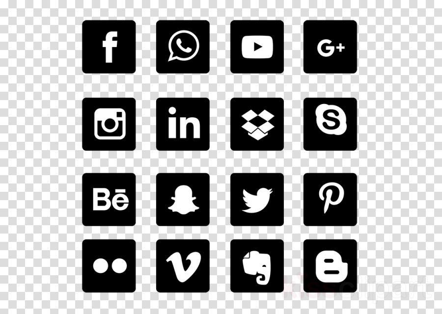 Black Social Media Icon Png - vrogue.co