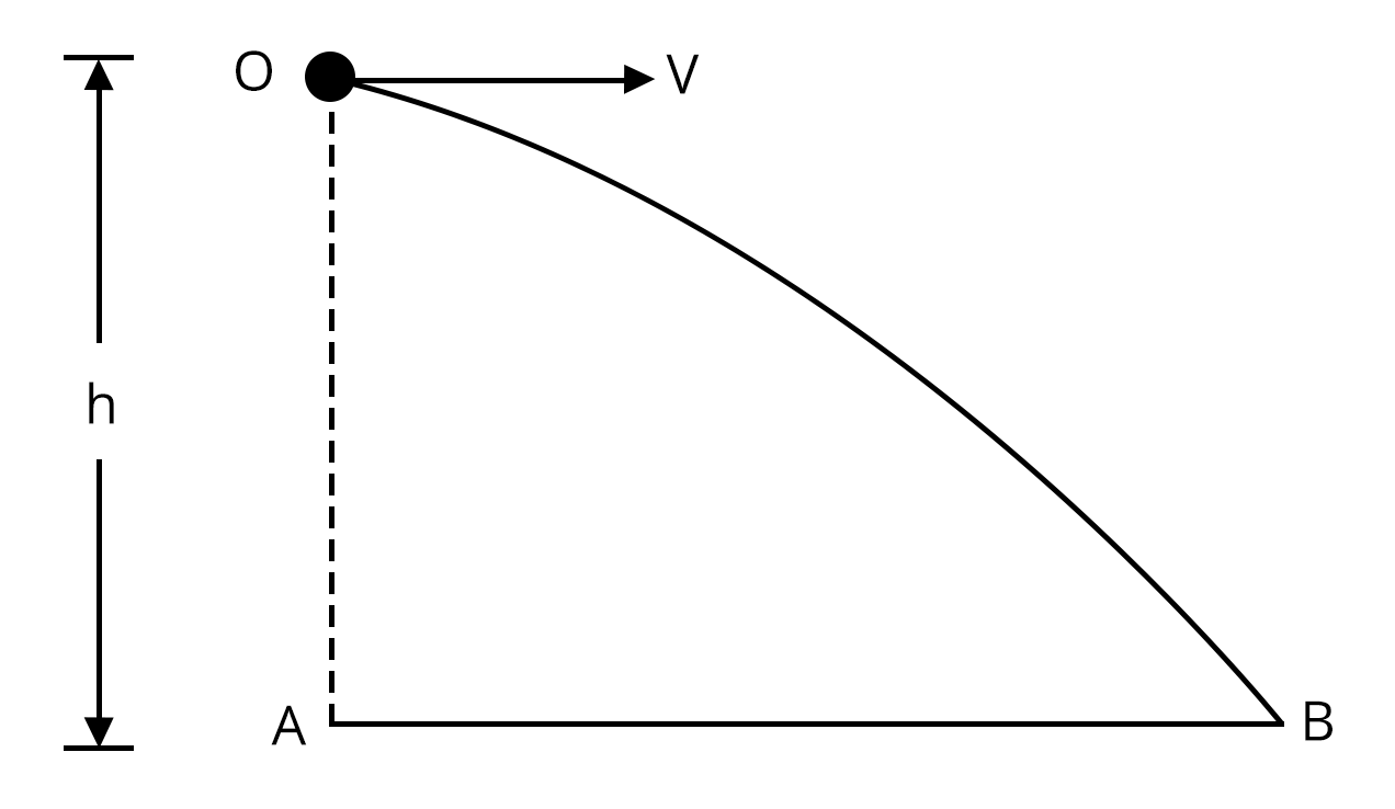 The motion of a body is projected from the top of a tower