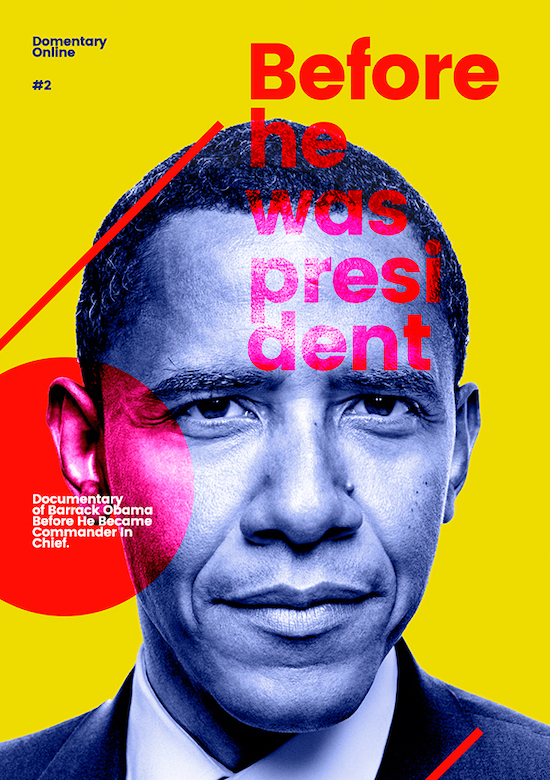 Obama Modern Creative Poster Idea