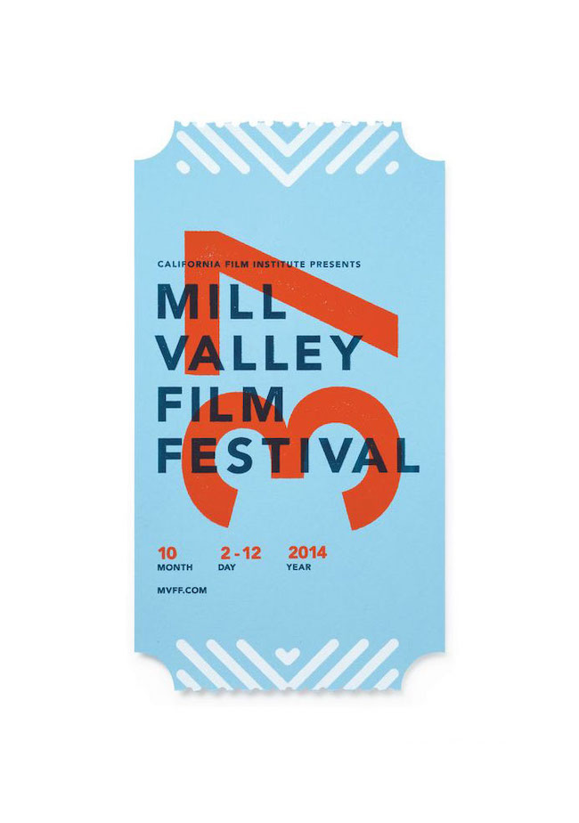 Simple White Film Festival Poster Idea