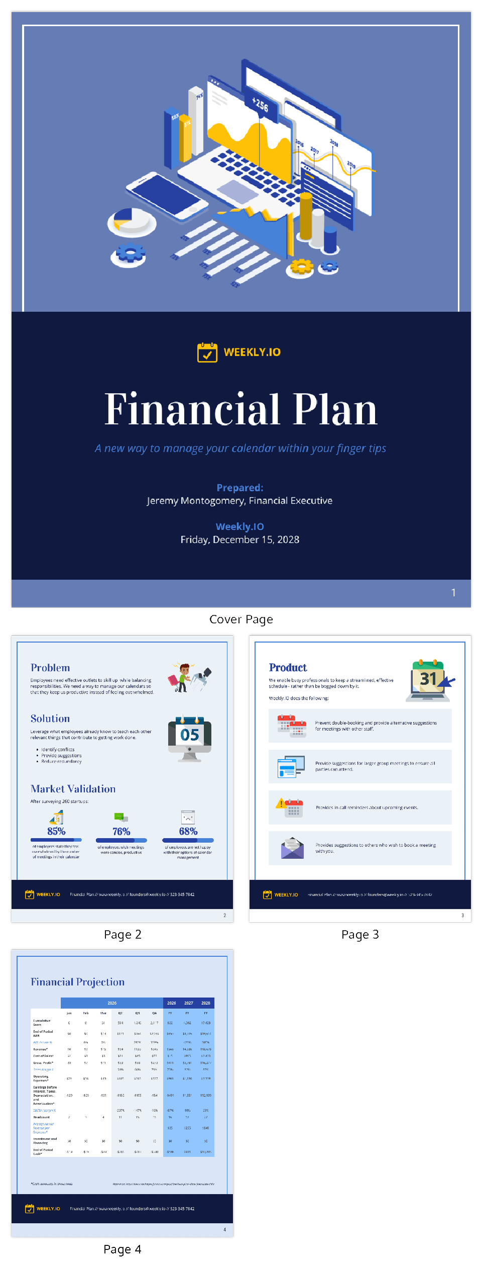 Financial Business Plan Template
