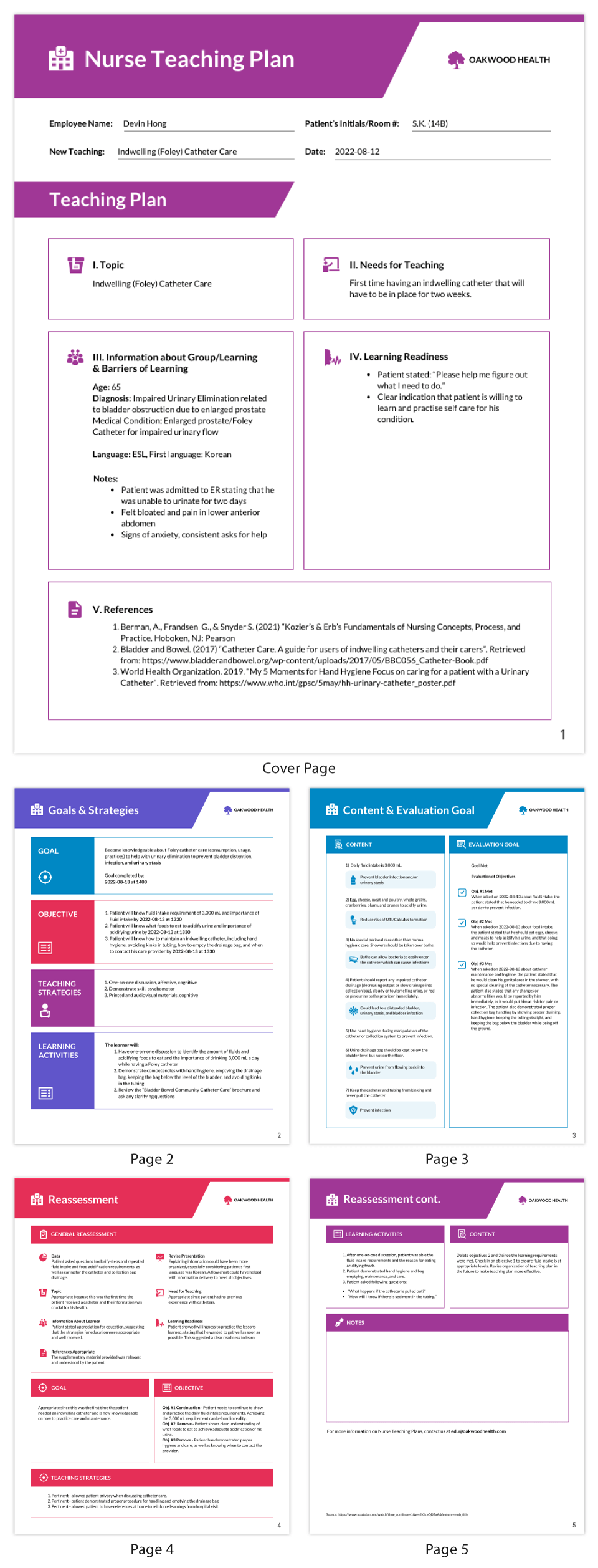 employee development plan examples