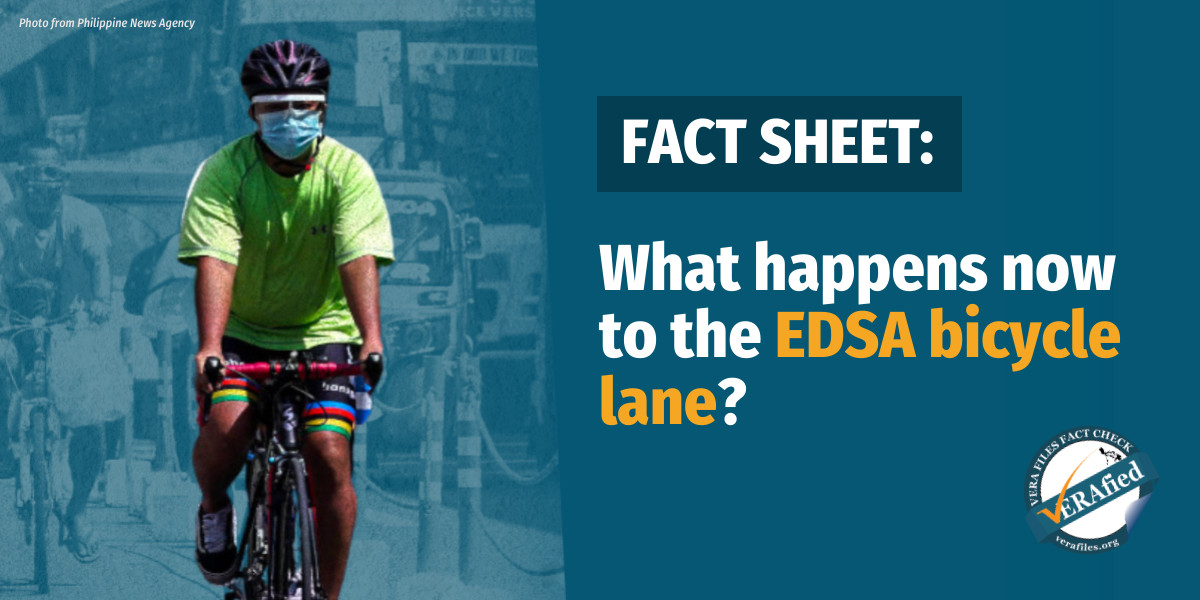 FACT SHEET: What happens now to the EDSA bicycle lane?