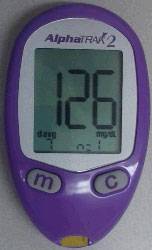 Picture showing glucose monitor