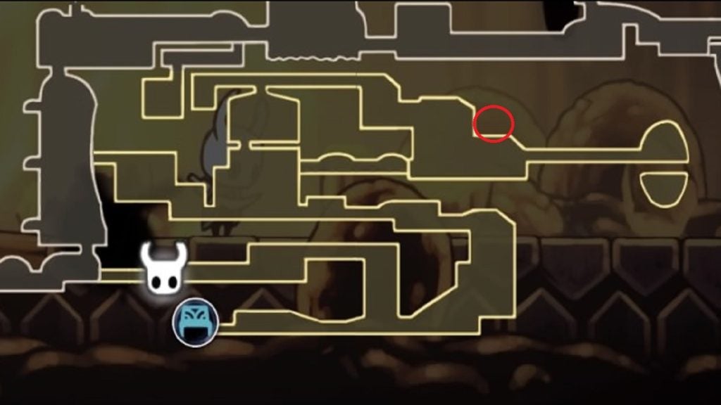 Grub 33 location in Hollow Knight.