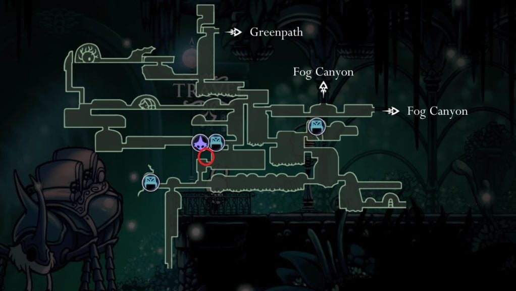 Grub 35 location in Hollow Knight.