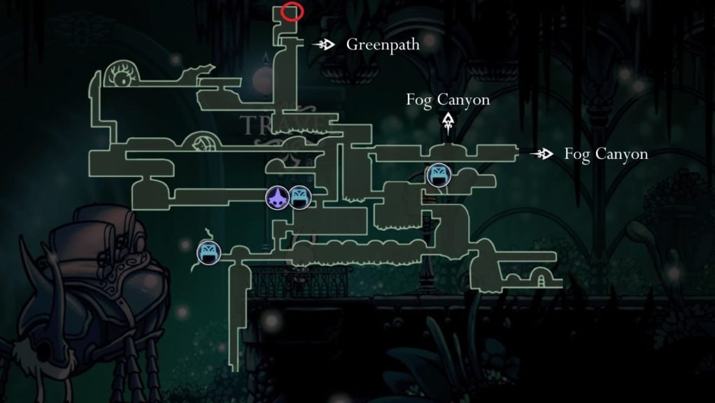 Grub 36 location in Hollow Knight.