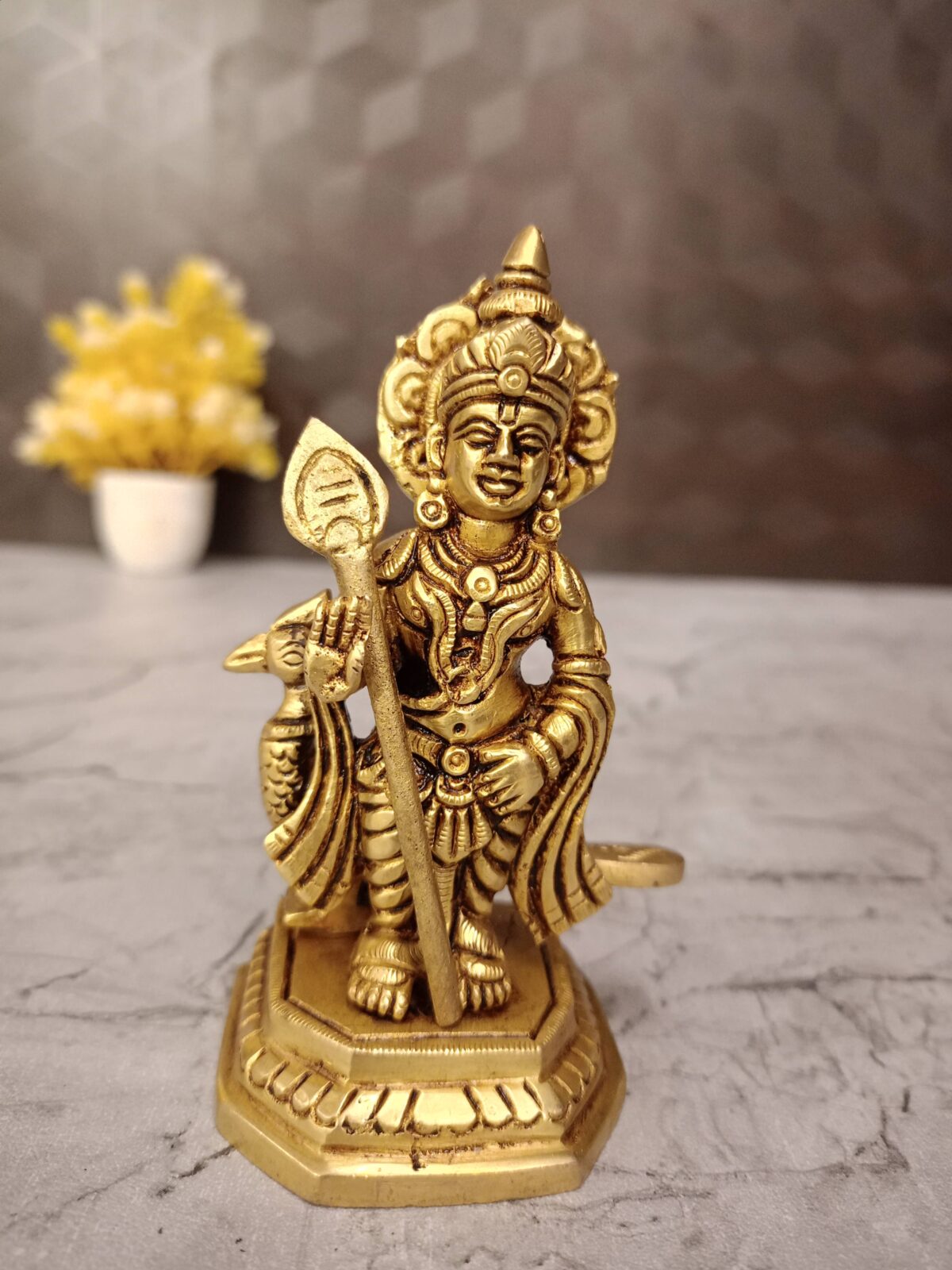 brass murugan idol pooja gift vgocart coimbatore india scaled