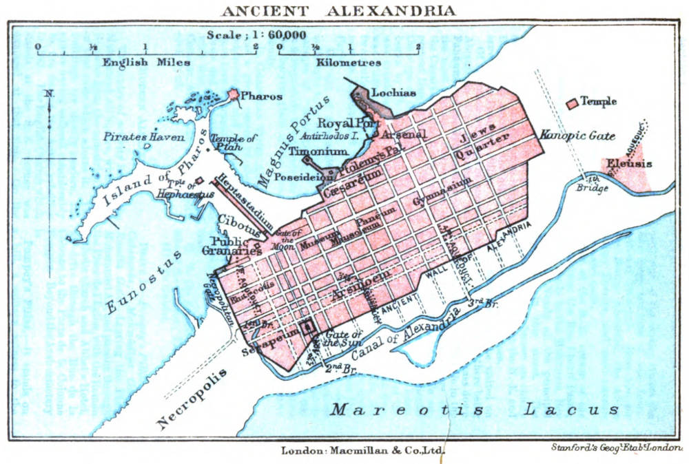 Ancient Alexandria Egypt Map - South Carolina Map