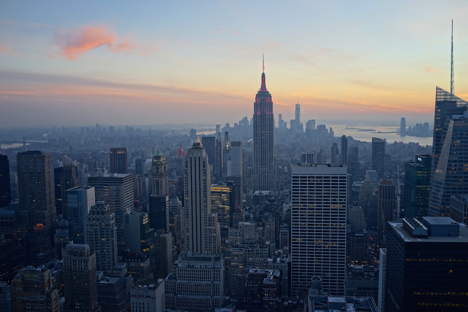 Lower Manhattan at Dusk