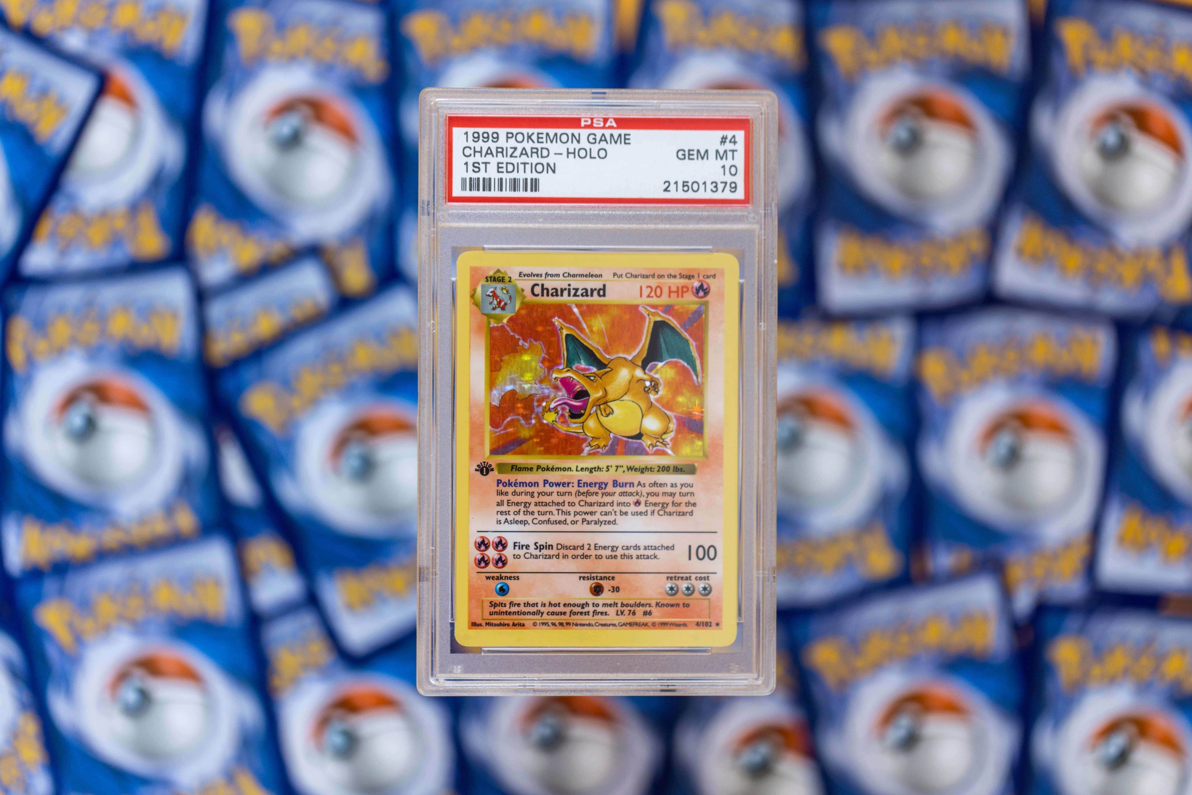 Original Charizard Card 1st Edition