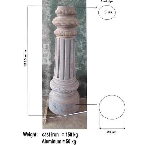 VIC LP06 lamp post base