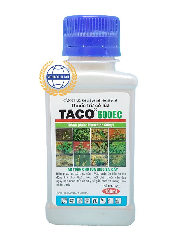 Thuốc trừ cỏ mầm an toàn cho lúa Taco 600EC