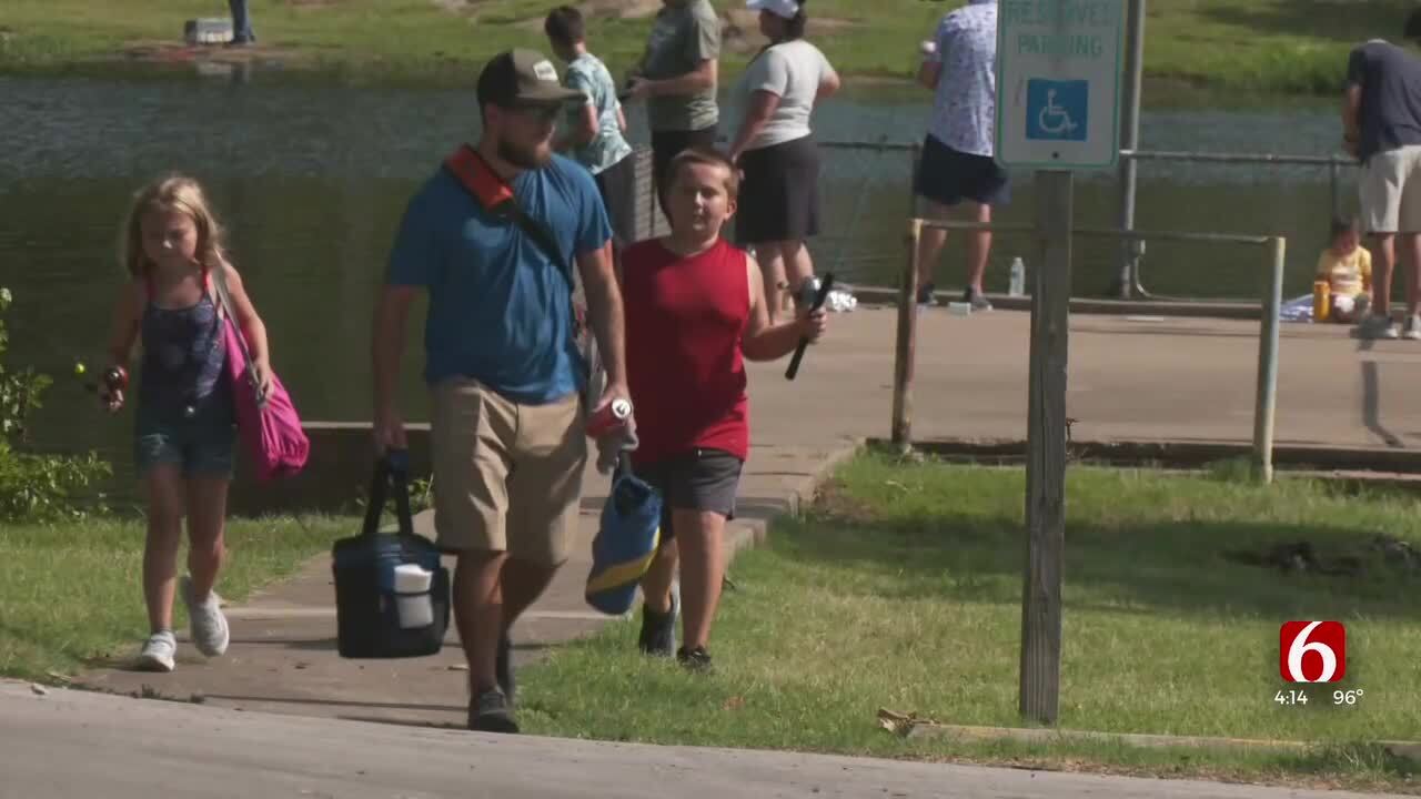 Fourth Of July Fishing Derby Brings Hundreds To Claremore Lake