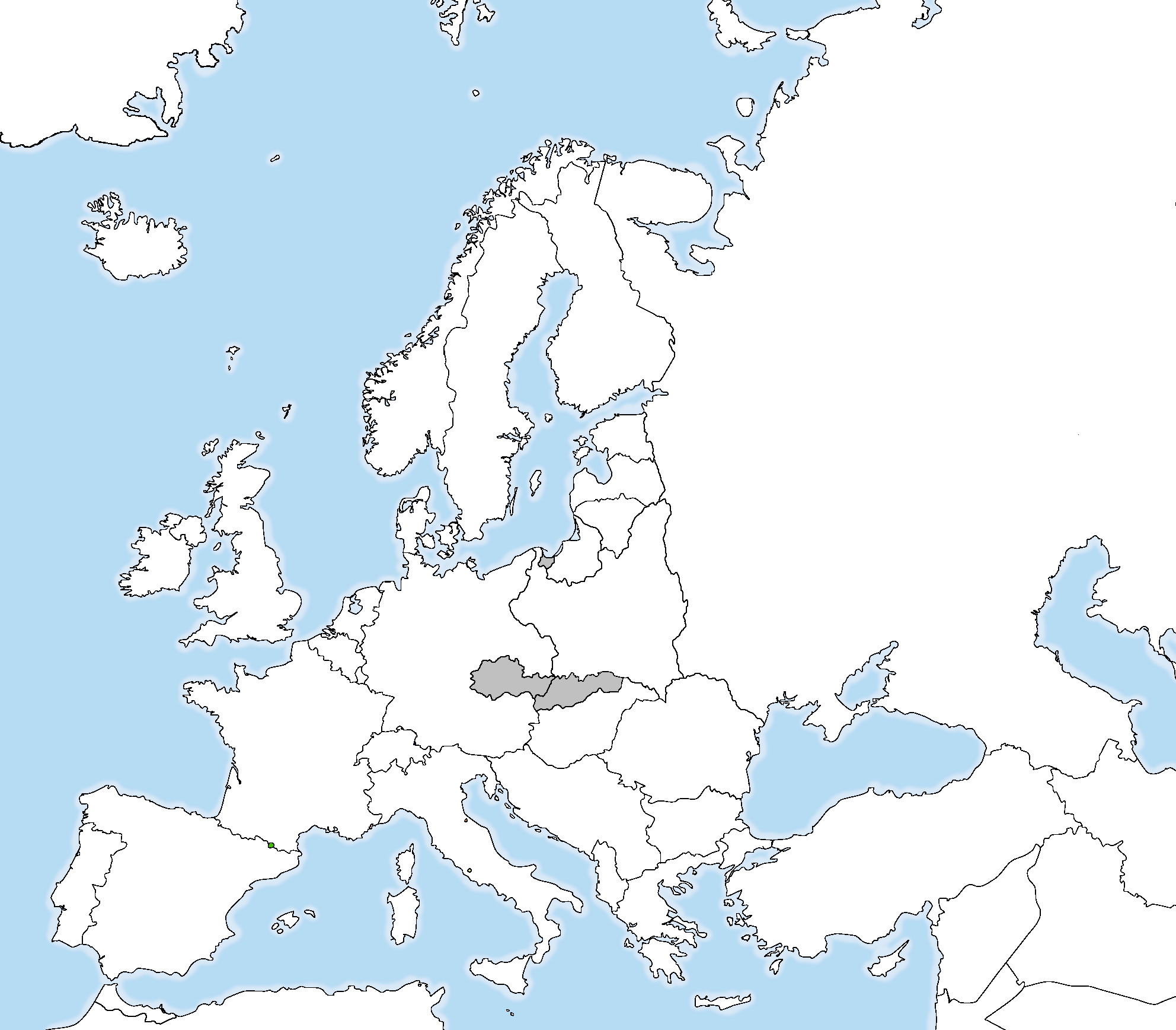 Ww2 Map Of Europe Blank - Printable Maps Online