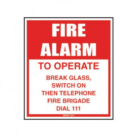 Fire Alarm to Operate