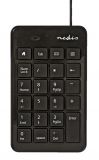 Numeric keypad KBNM100BK, black, USB