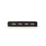 USB hub 4 ports, UHUBU2430BK, black, USB2.0