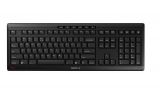 Keyboard JK-8550EU-2, multimedia hotkeys, wireless, black