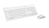 Wireless mouse and keyboard, 8210M, RAPOO, Wireless/Bluetooth, USB, white