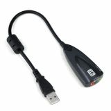 5HV2 USB 2.0 Virtual 7.1 Channel Audio External Sound Card Adapter