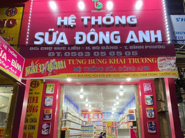 sữa đông anh bình phước