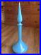 Blue-Cased-Genie-Bottle-Ships-Decanter-Mcm-Glass-Italy-Vintage-Hand-Blown-Empoli-01-nebg