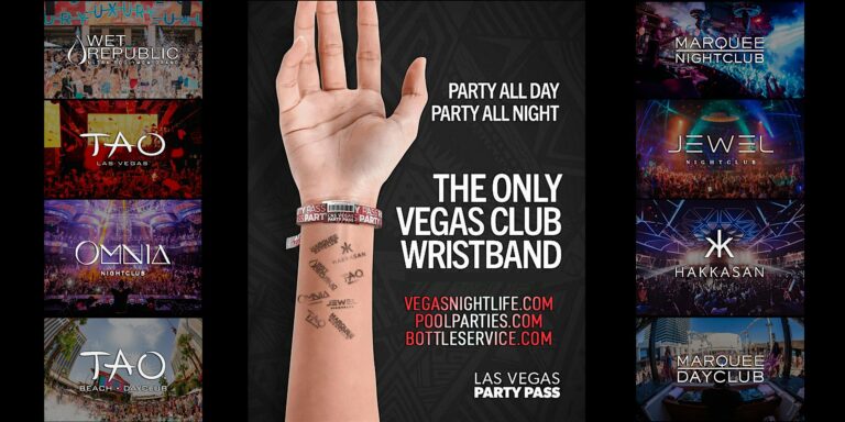 Las Vegas Party Pass | Feb 27 to Mar 02 | 6 Clubs x 13 Parties