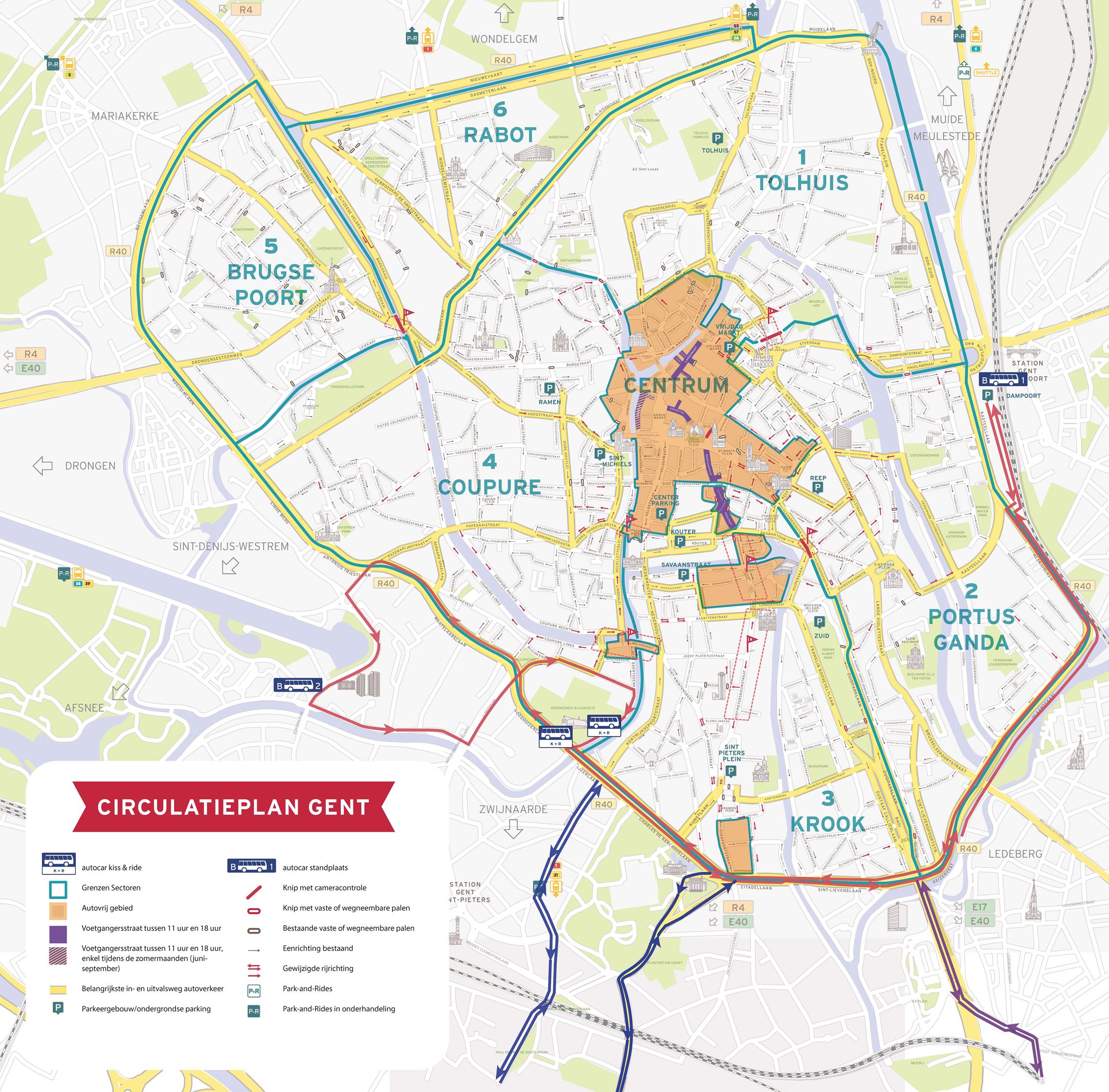 Gent Belgium Map