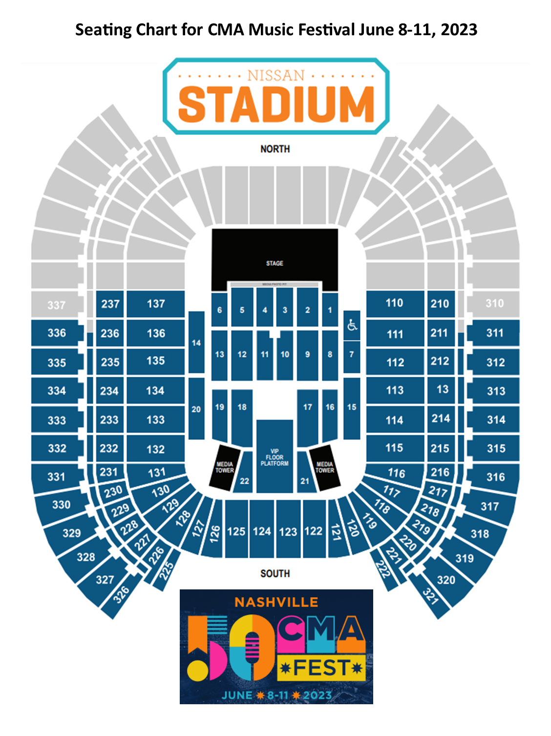 Seating Chart Visit CMA Fest Visit CMA Fest