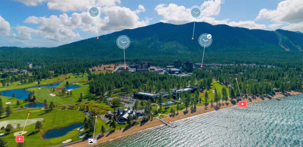 SkyNav Virtual Tour Edgewood Tahoe Shoreline