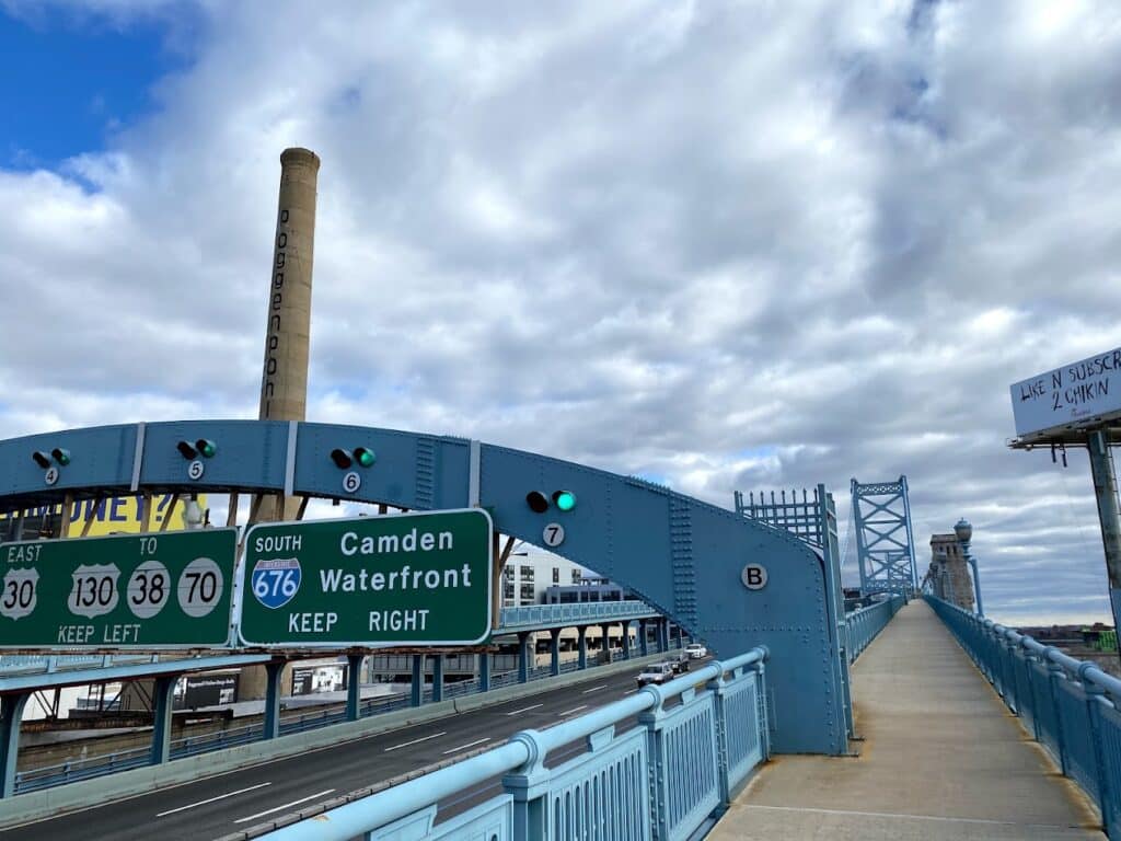 Ben Franklin Bridge Pedestrian Walkway