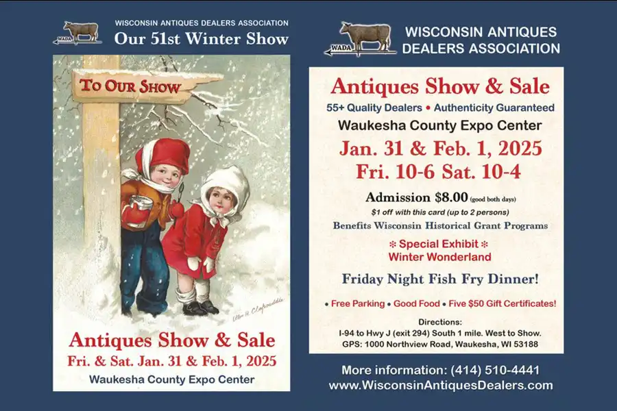 wisconsin antique dealers show jan feb 2025